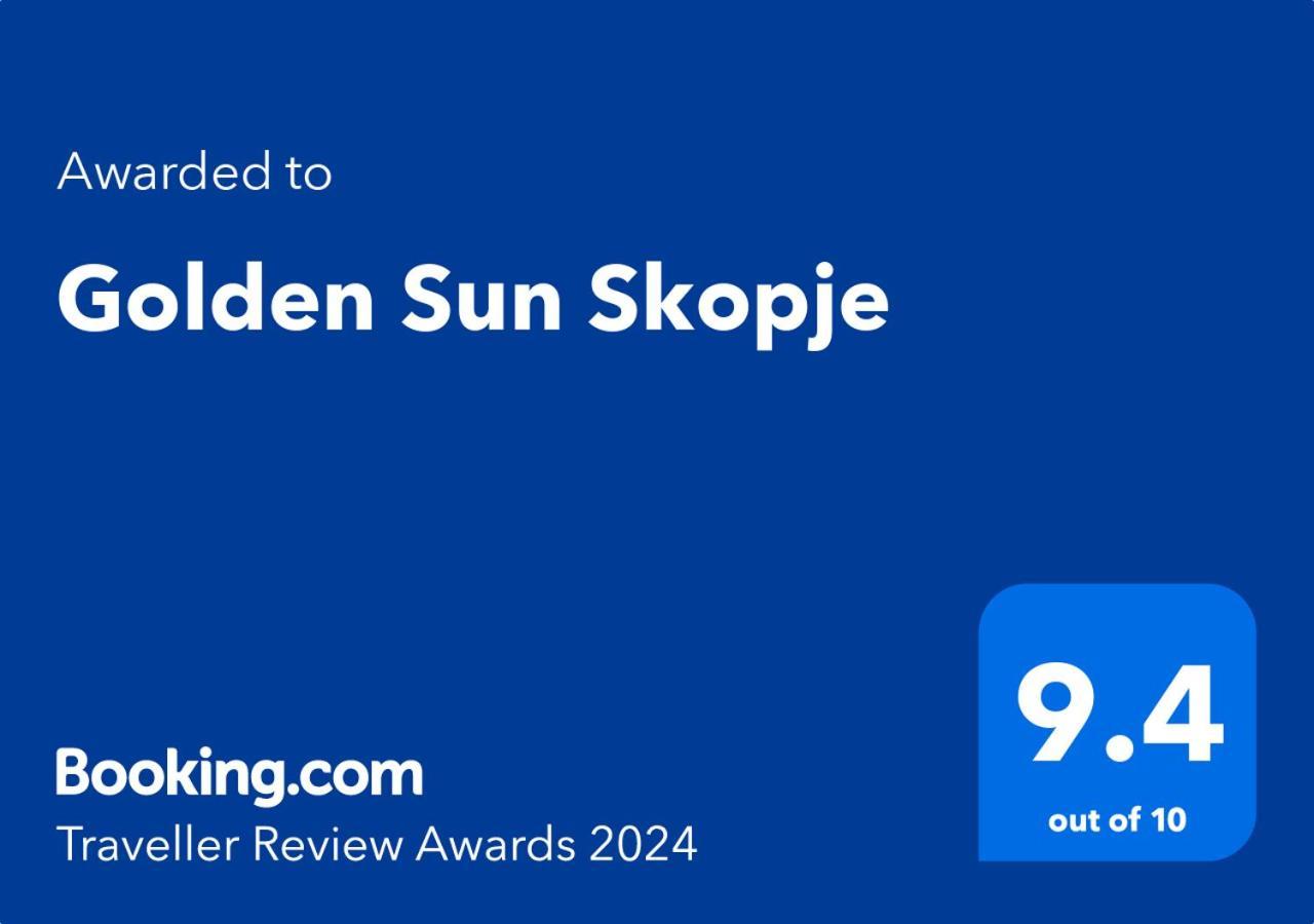 Golden Sun Skopje Apartment Ngoại thất bức ảnh